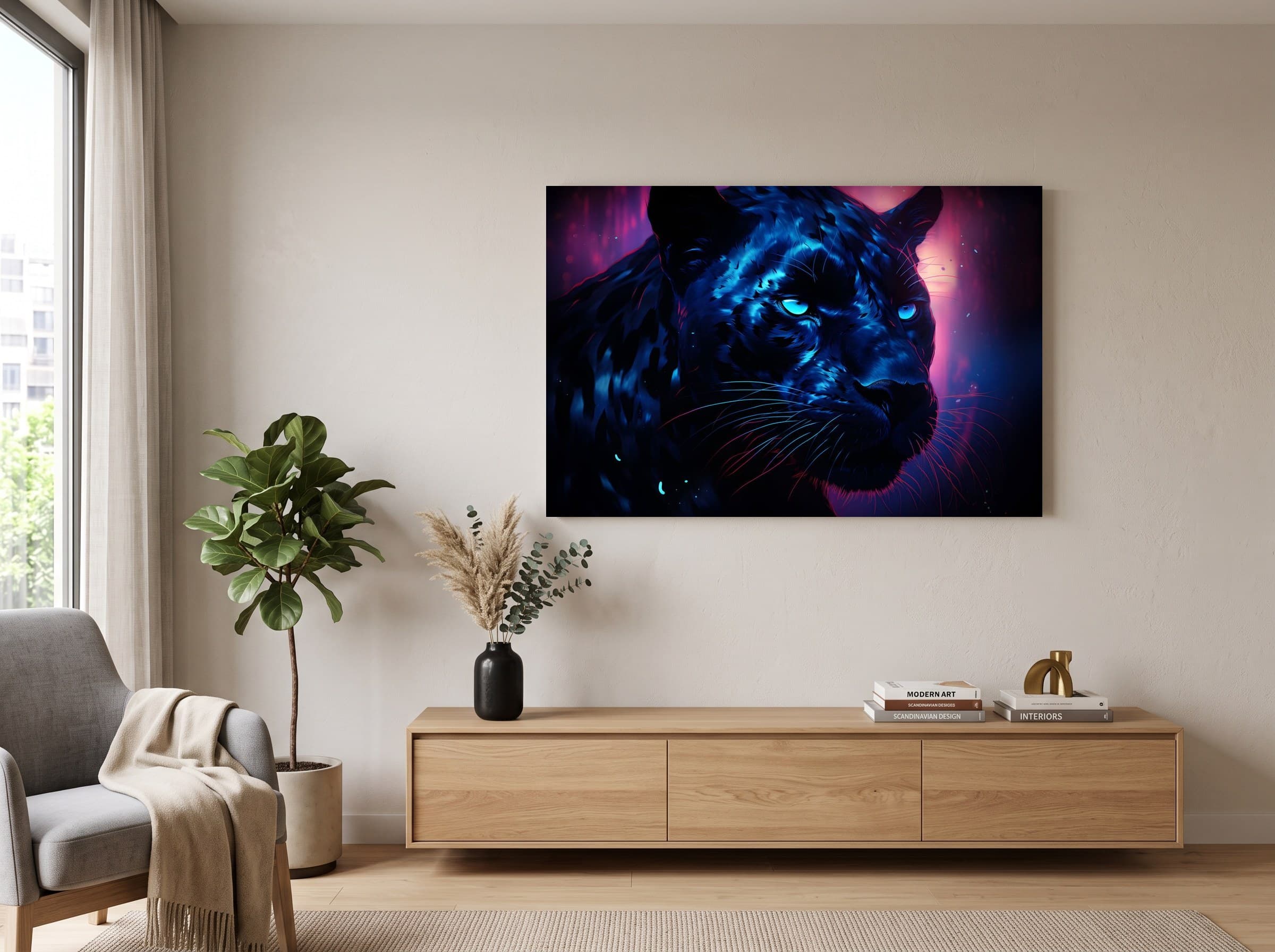 Wandbild-Mockup