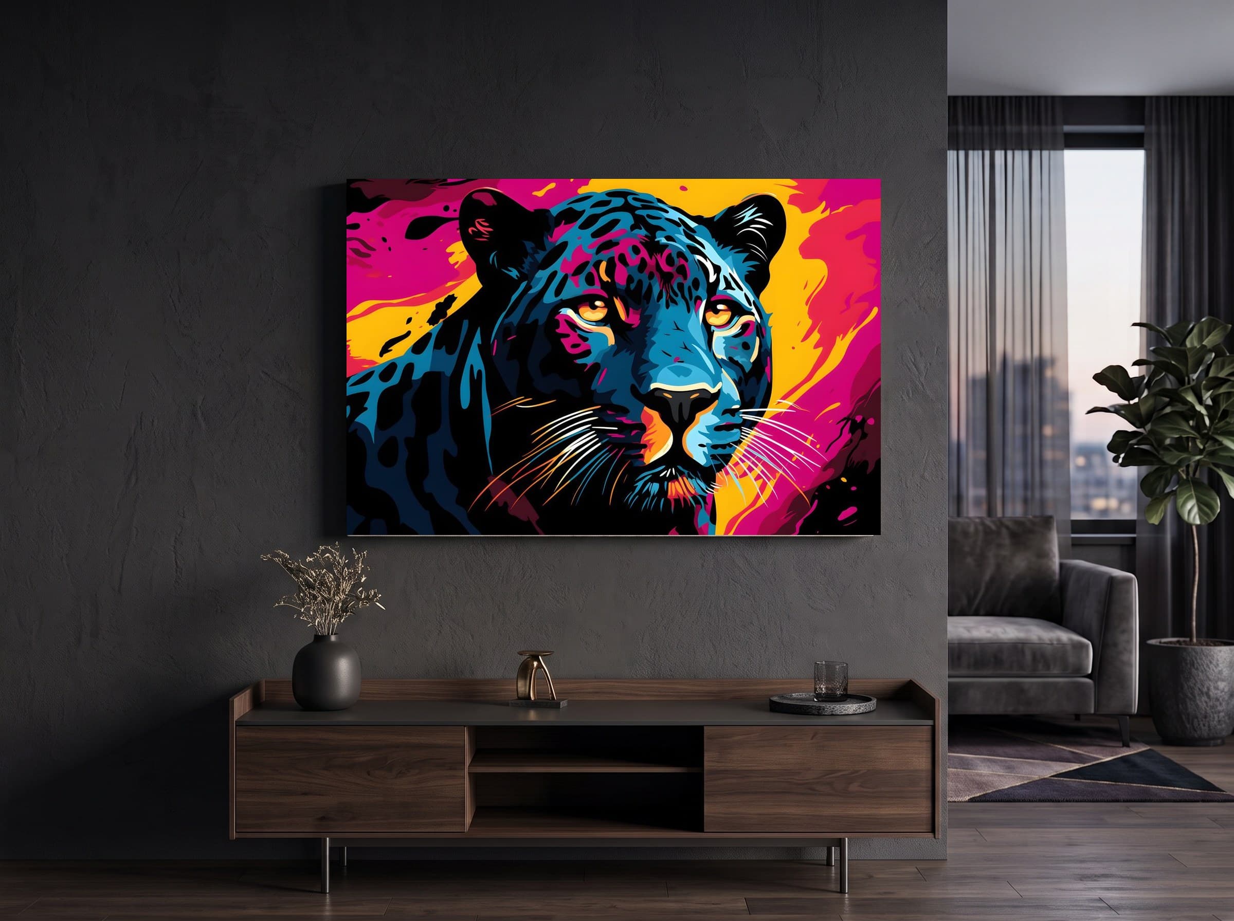 Wandbild-Mockup