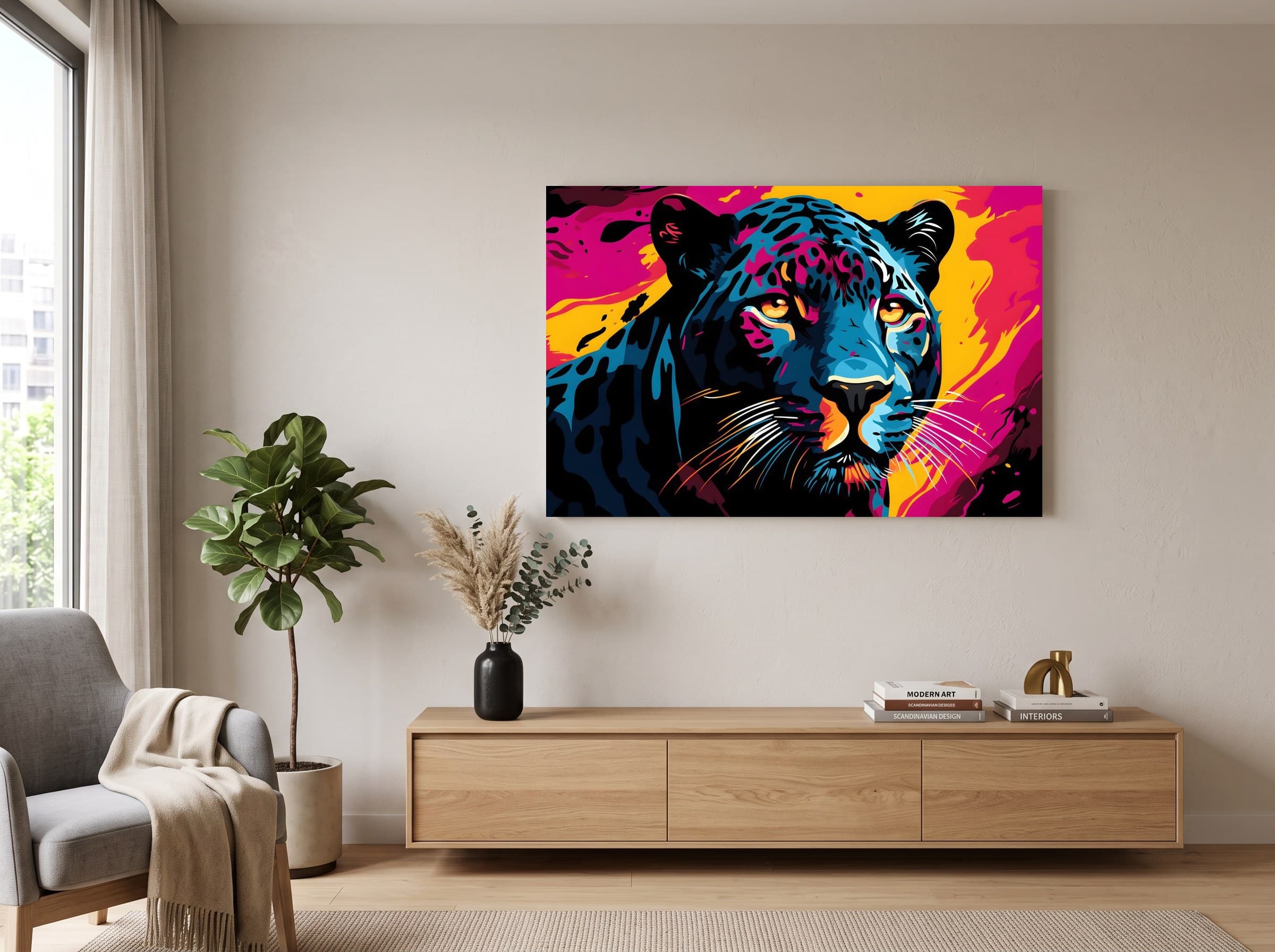 Wandbild-Mockup