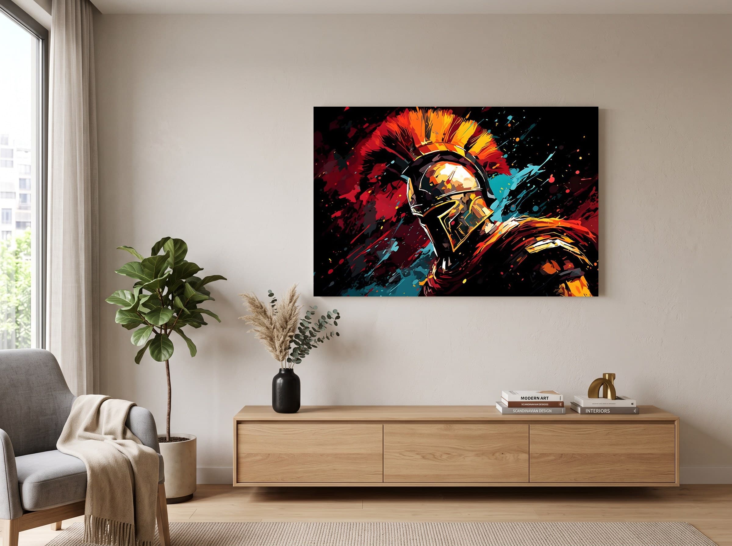 Wandbild-Mockup