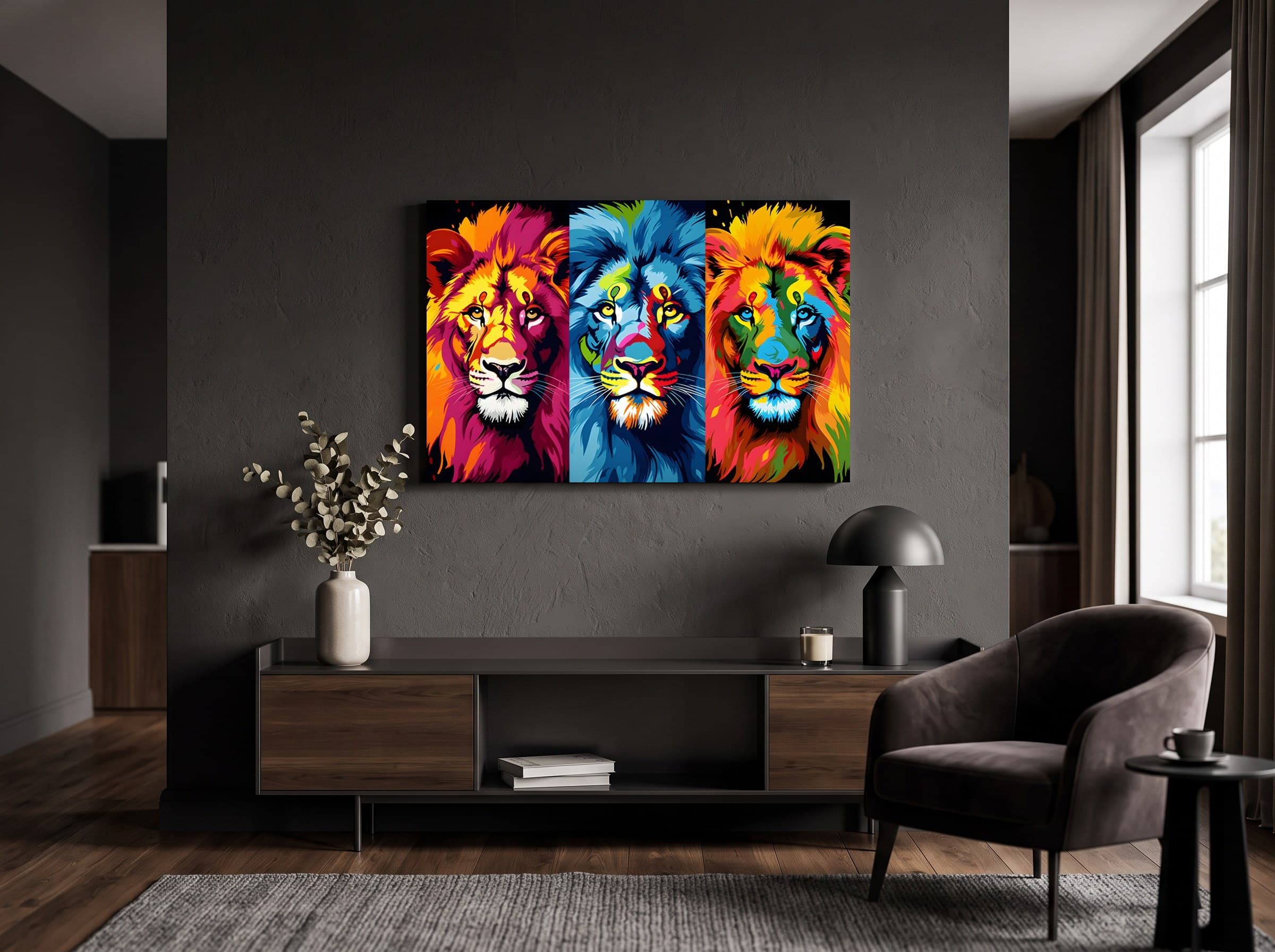 Wandbild-Mockup
