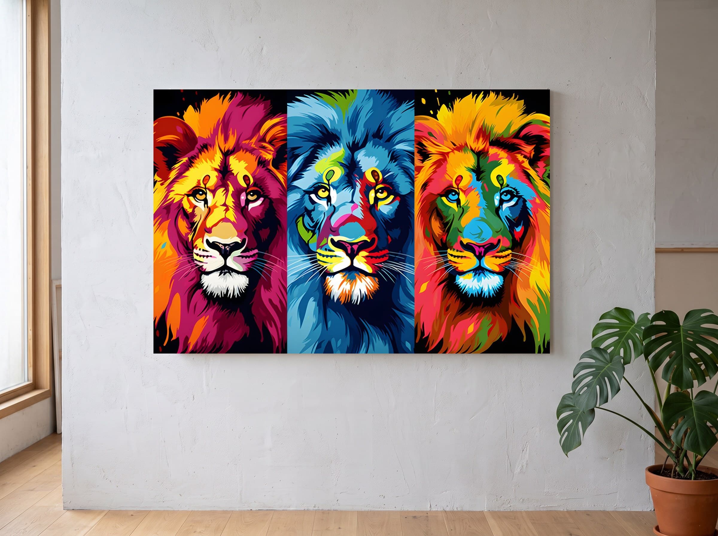 Wandbild-Mockup