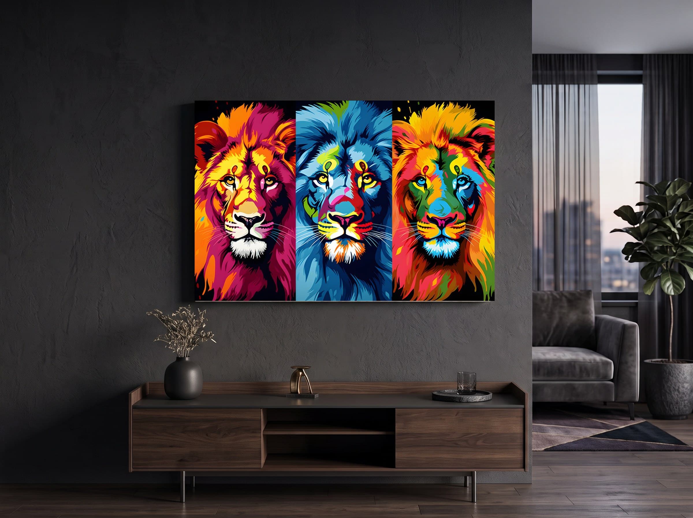 Wandbild-Mockup