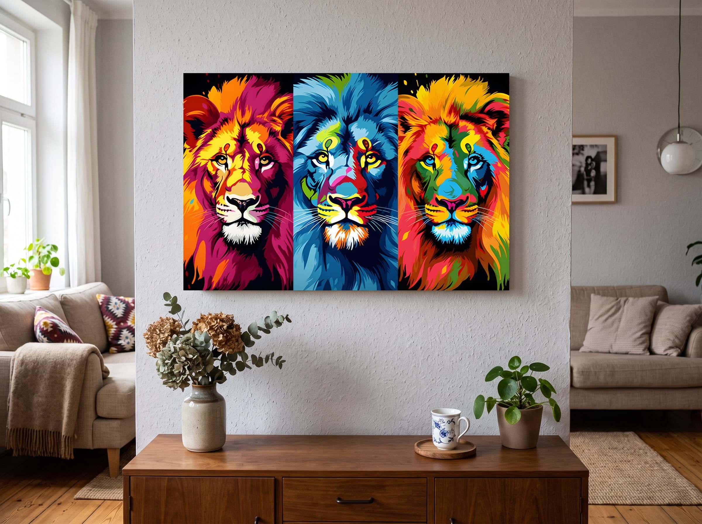 Wandbild-Mockup