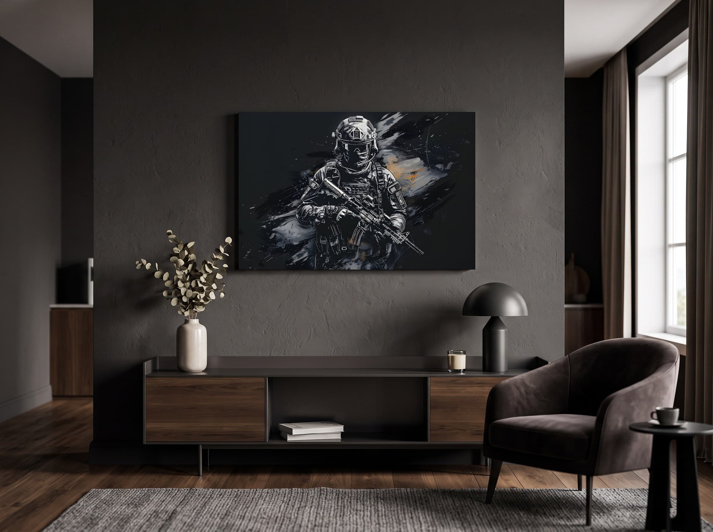 Wandbild-Mockup