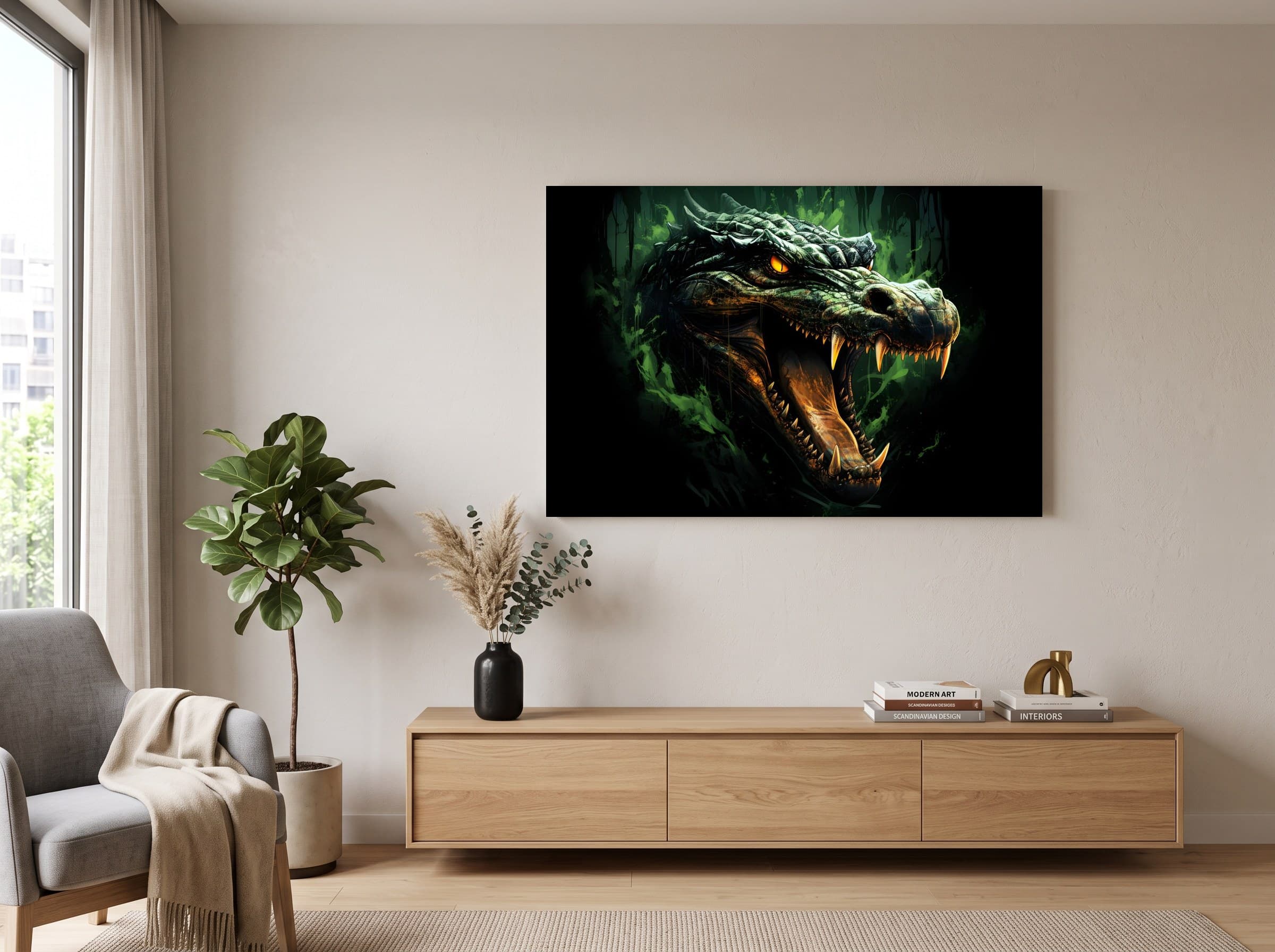 Wandbild-Mockup