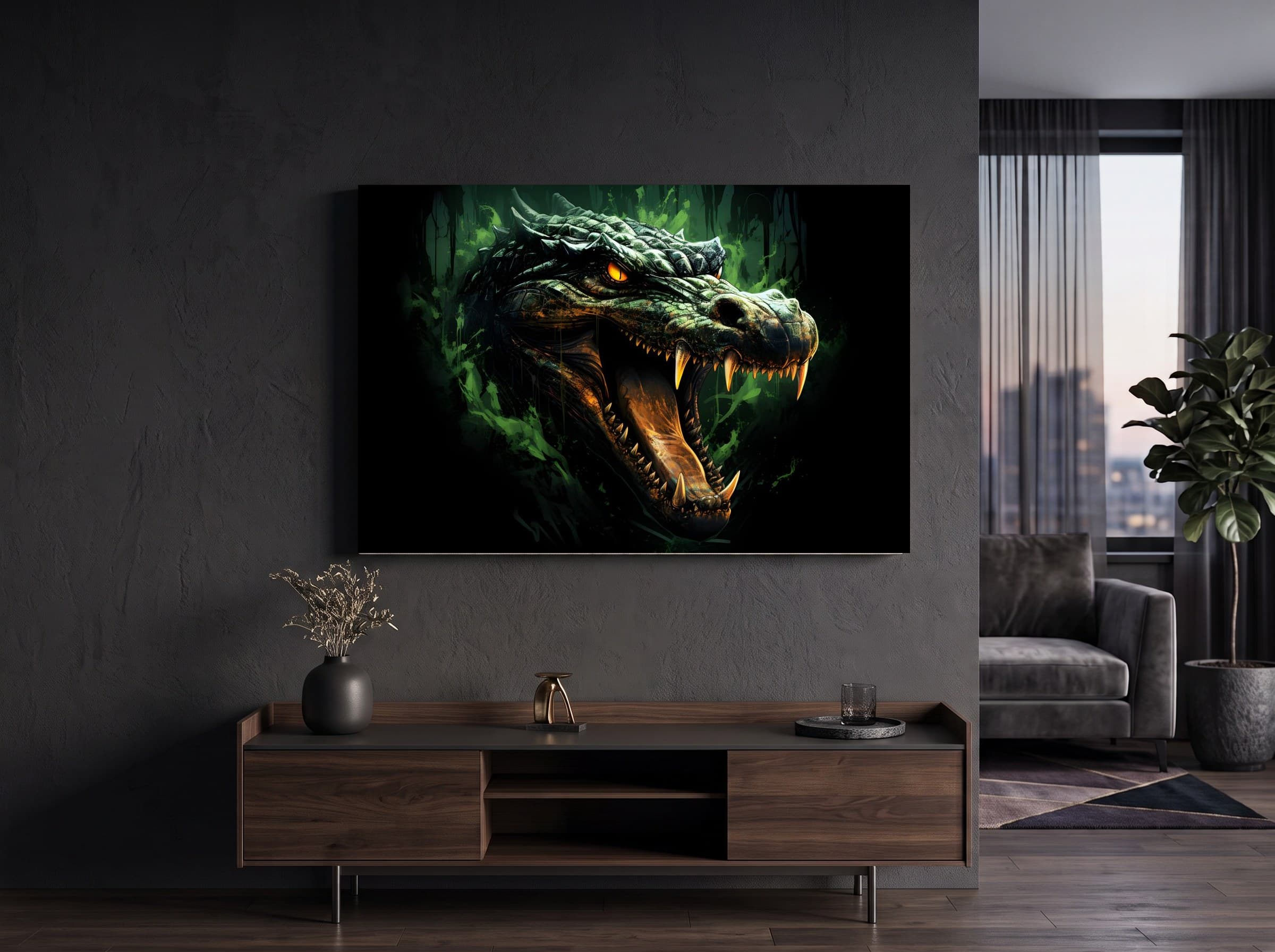 Wandbild-Mockup