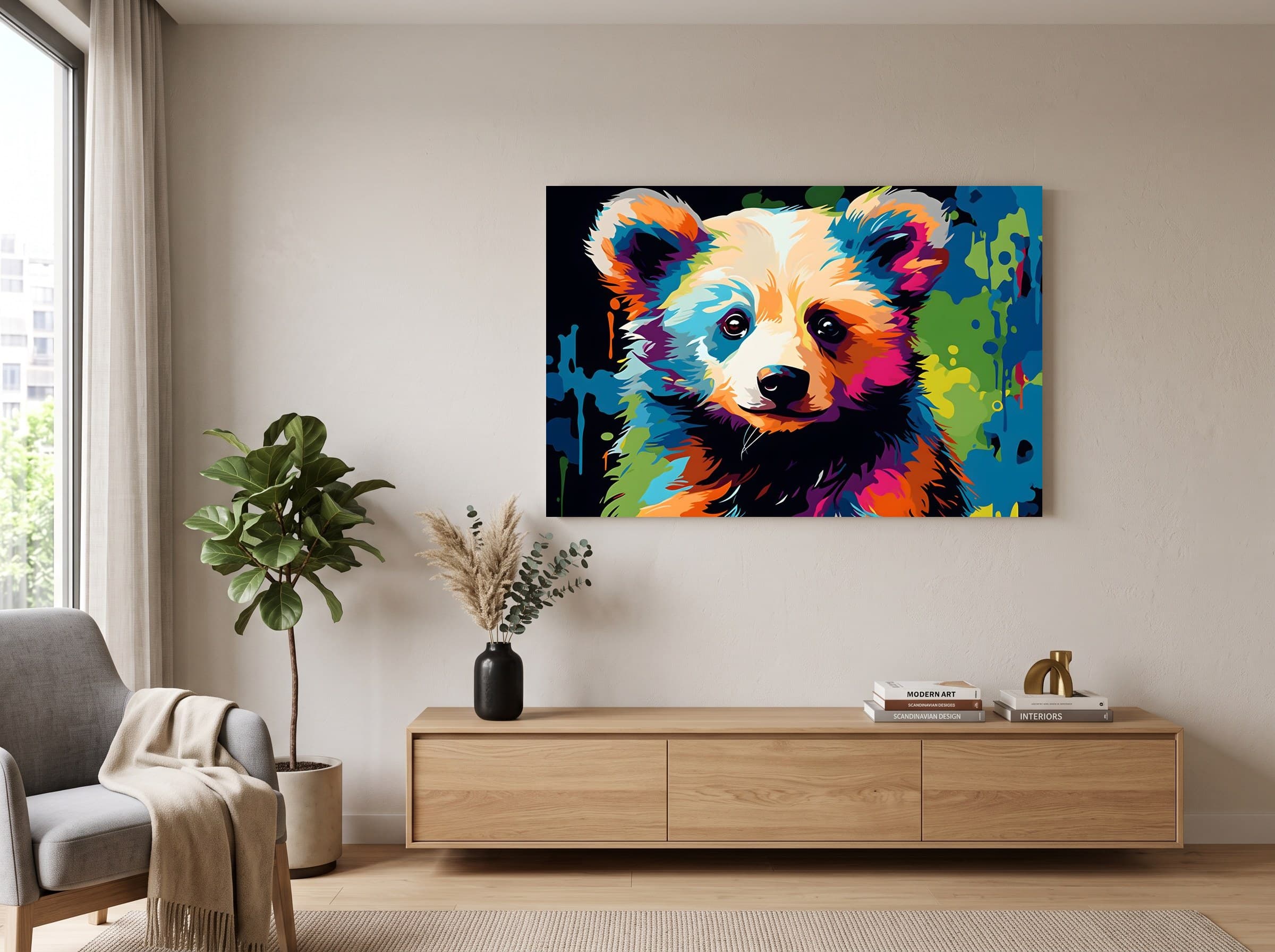 Wandbild-Mockup