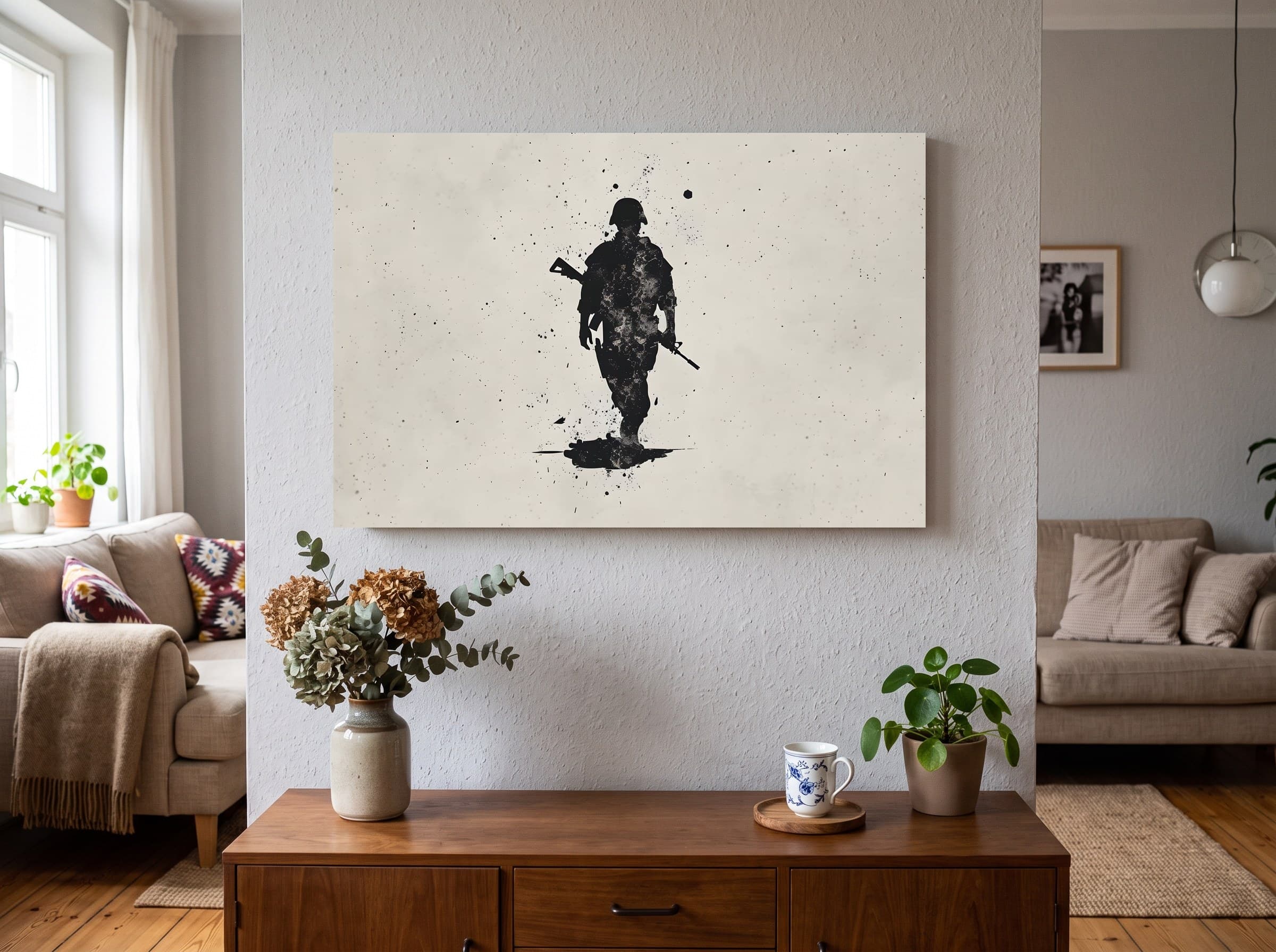 Wandbild-Mockup