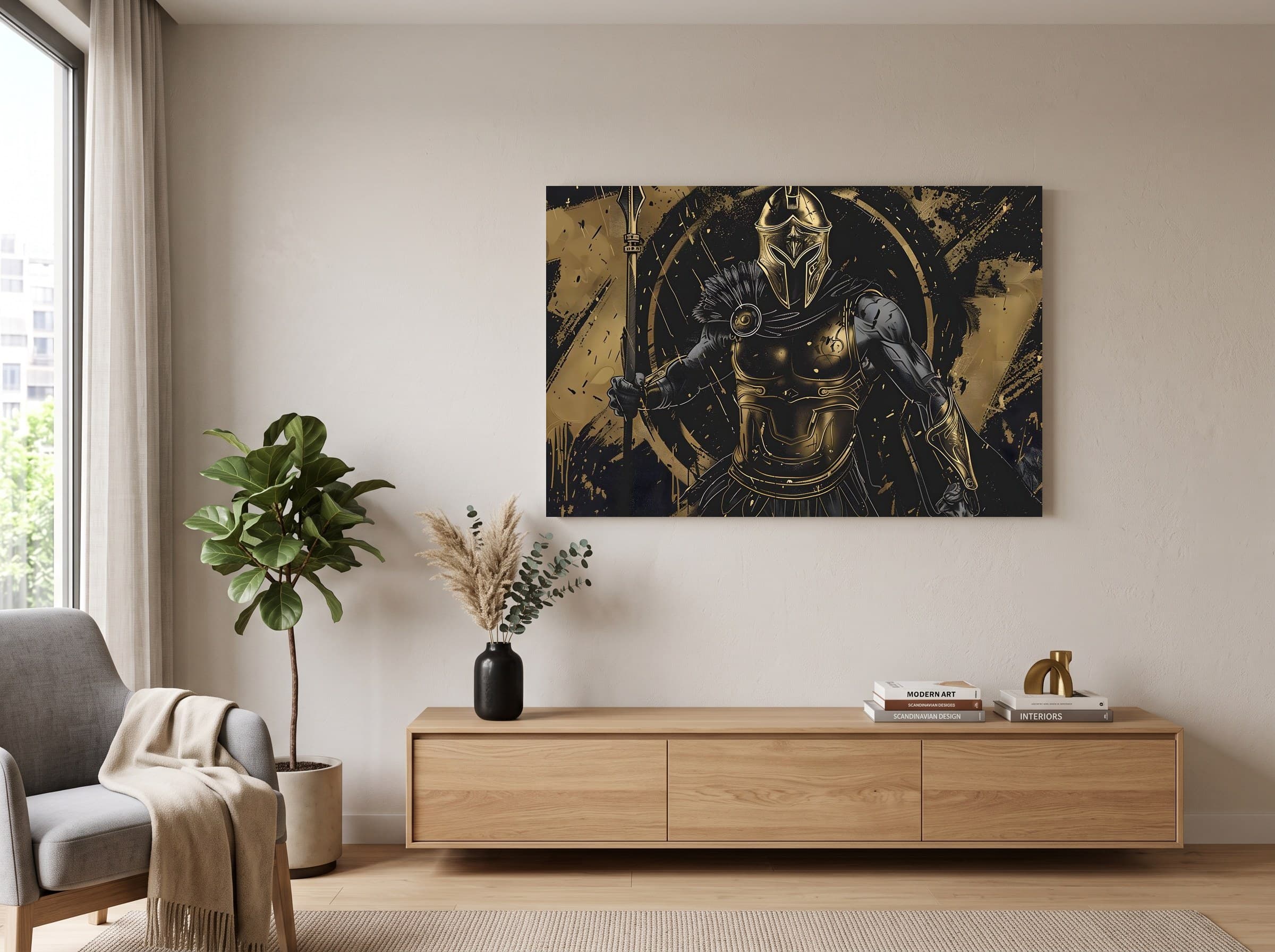 Wandbild-Mockup