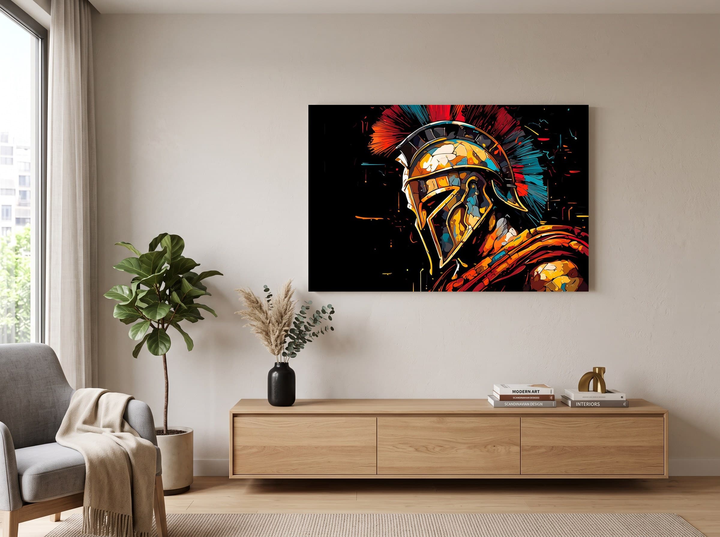 Wandbild-Mockup