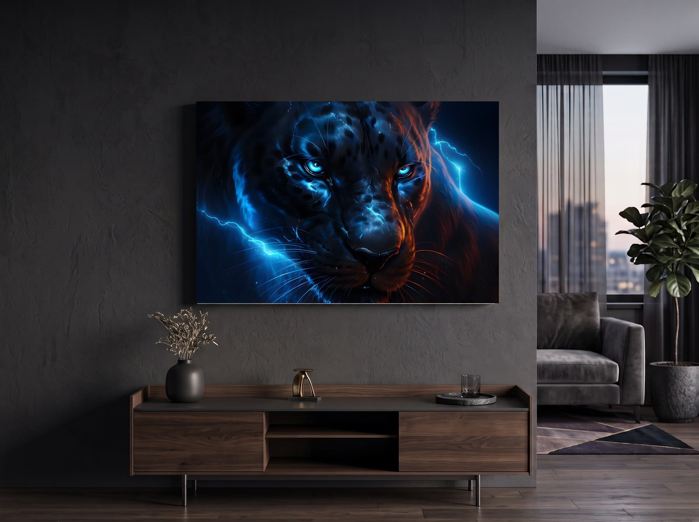 Wandbild-Mockup