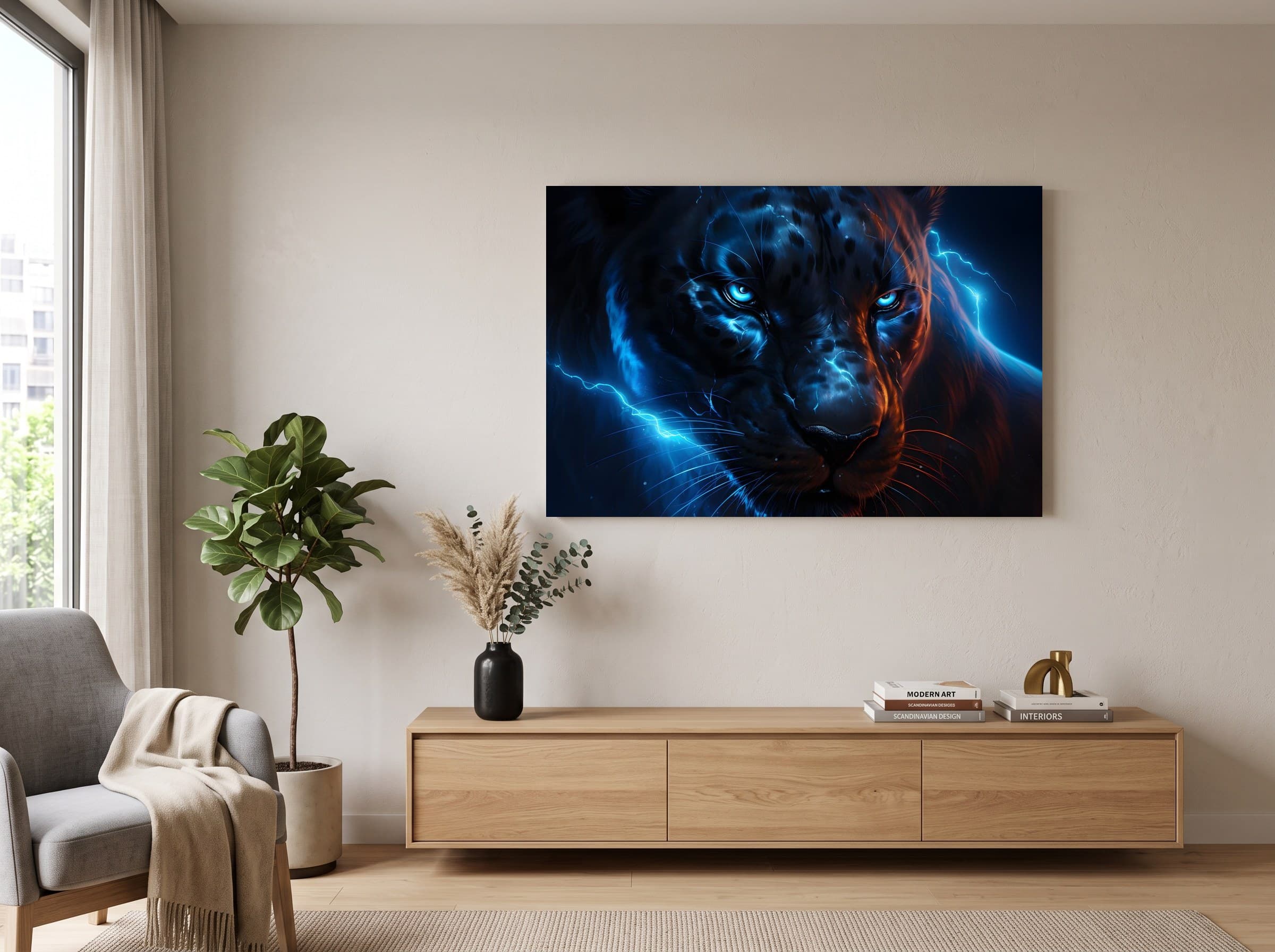 Wandbild-Mockup