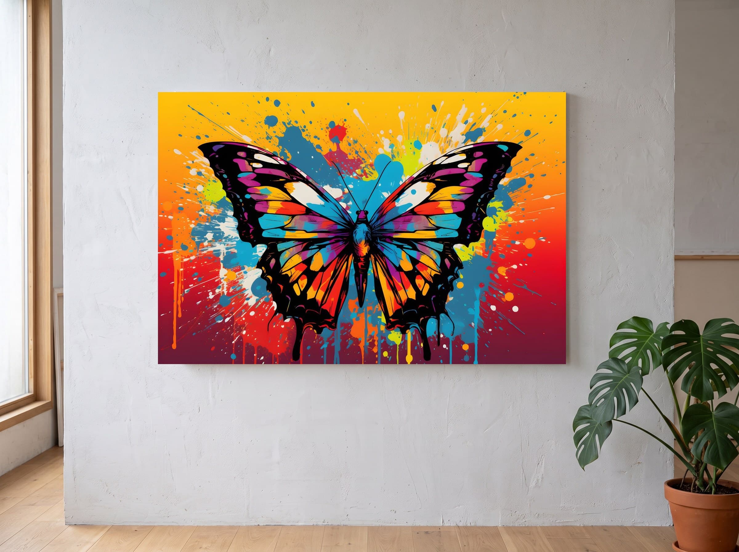 Wandbild-Mockup