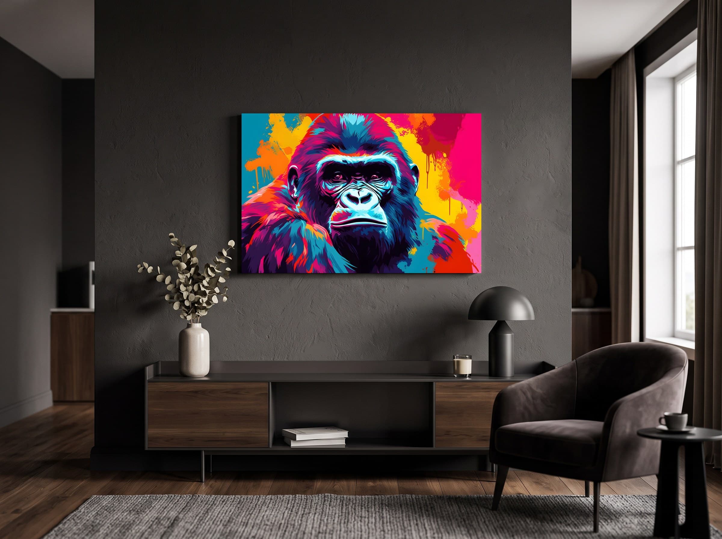 Wandbild-Mockup