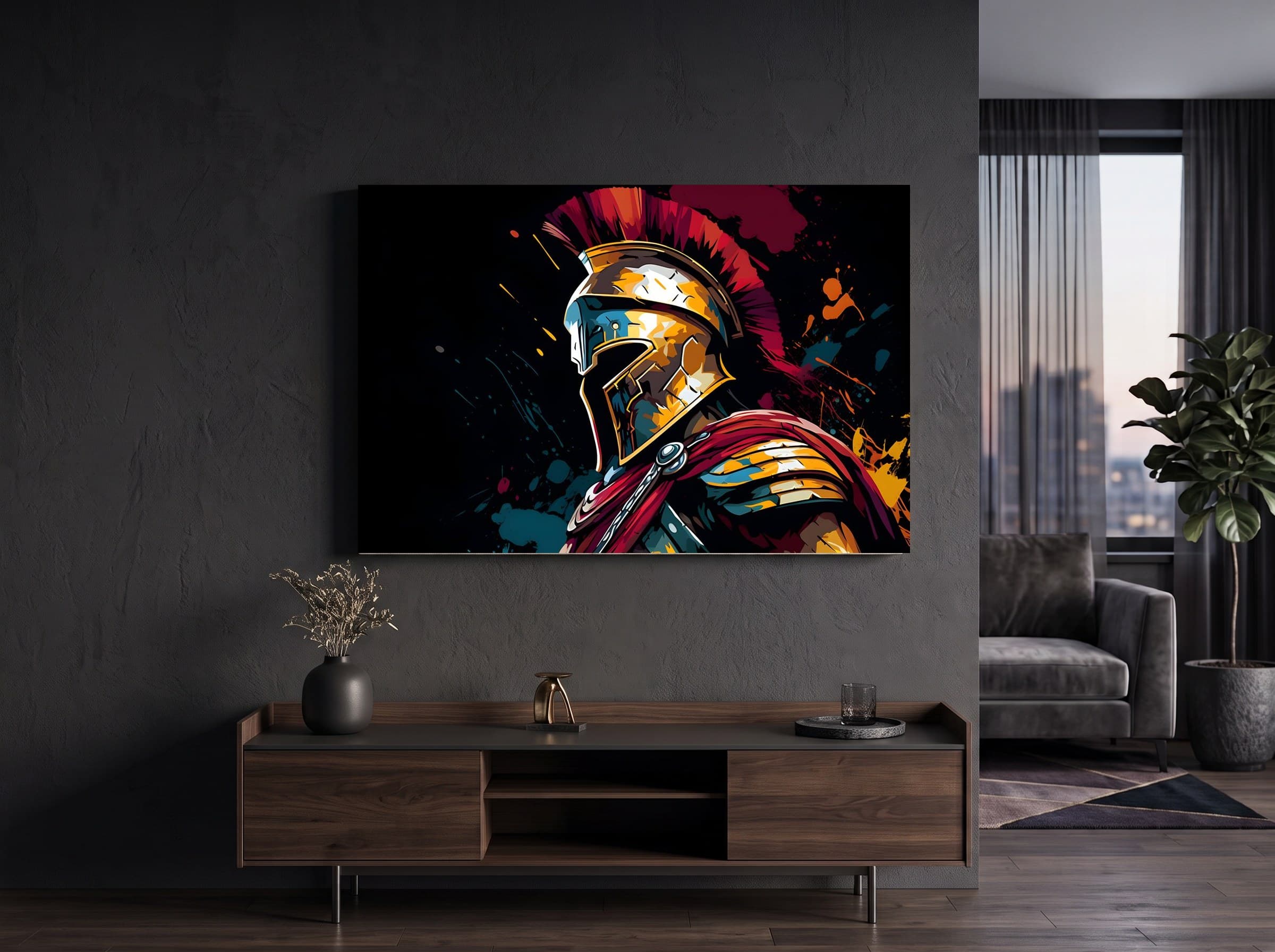 Wandbild-Mockup