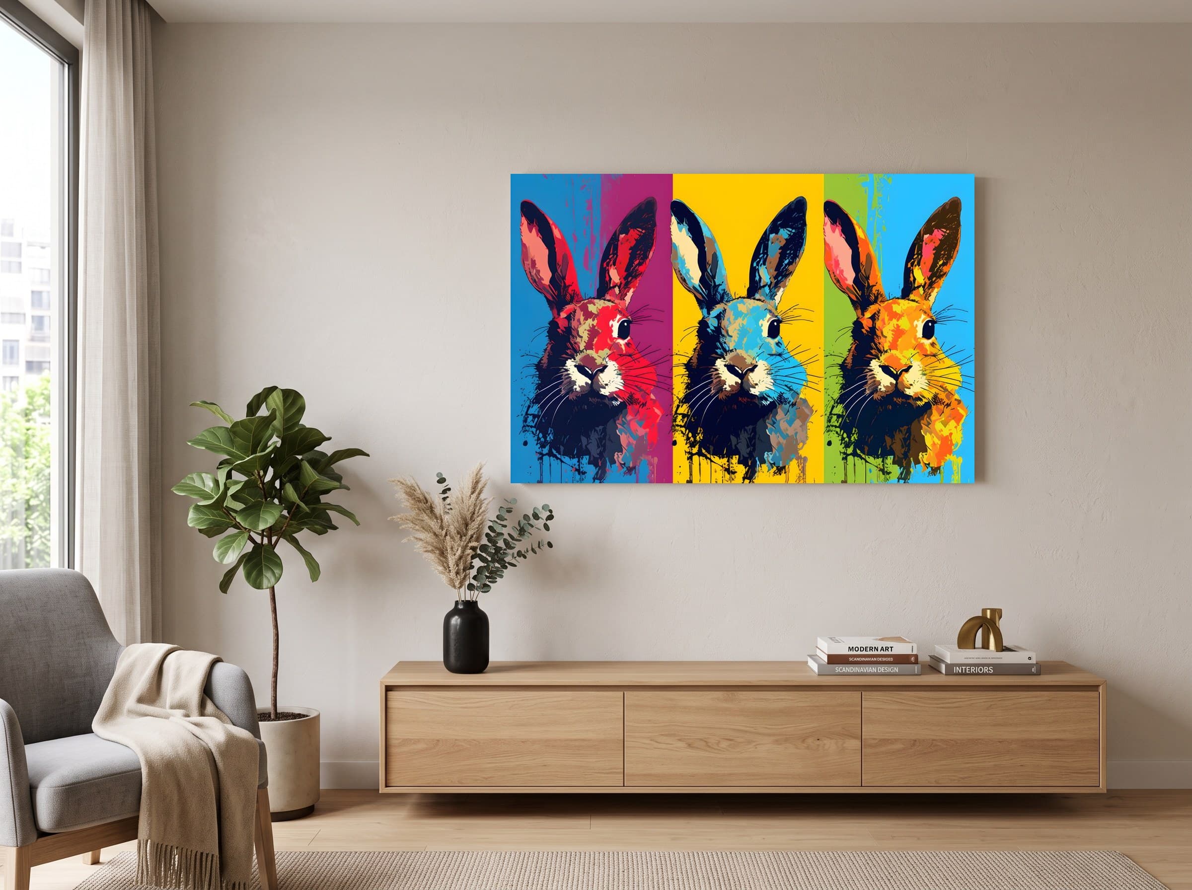 Wandbild-Mockup