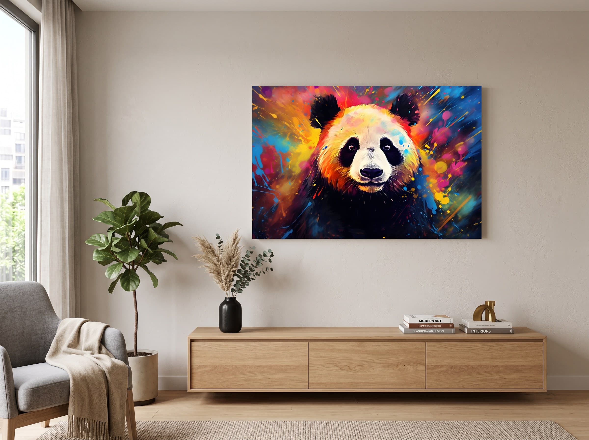Wandbild-Mockup