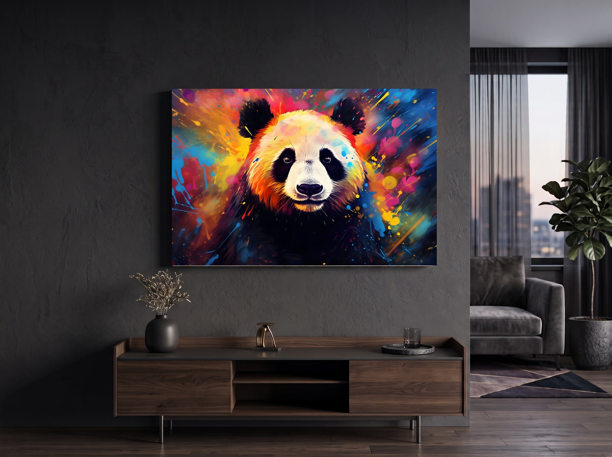 Wandbild-Mockup